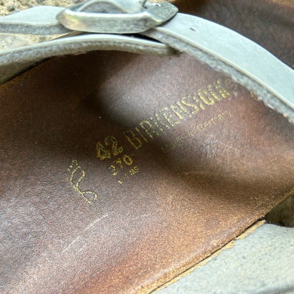 Silver, BIRKENSTOCK sandals!! - Picture 7 of 12